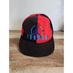 Micheal JordanVintage 80s 90s Nike Air Snapback Hat Swoosh Bulls RARE YOUTH SZ